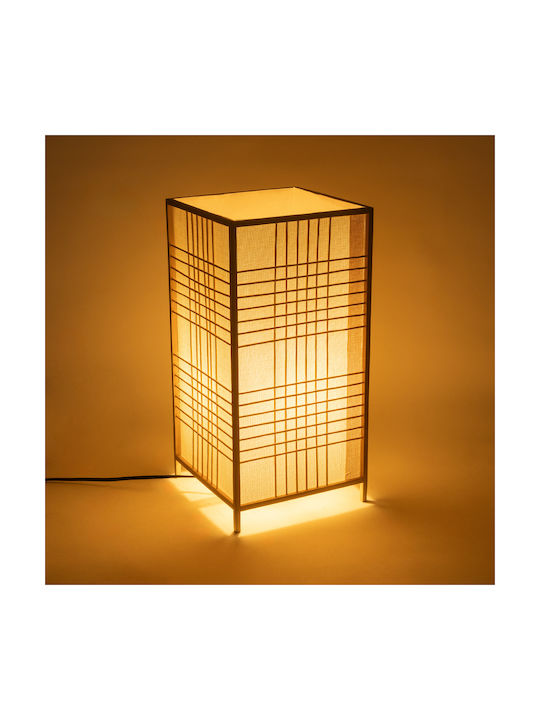GloboStar Decorative Lamp with Socket for Bulb E27 Beige