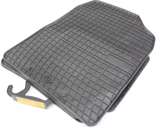 Frogum Set of Front and Rear Mats 4pcs for Kia Picanto 2017 Black