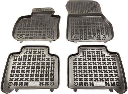 Rezaw Plast Set of Front and Rear Mats 4pcs Tray Type for BMW Series 2 2015+ Black