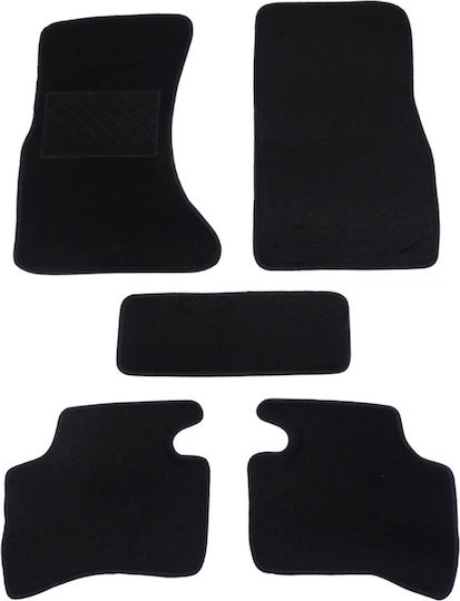 Autopataki Set of Front and Rear Mats 5pcs for Daihatsu Terios 1997-2006 Black