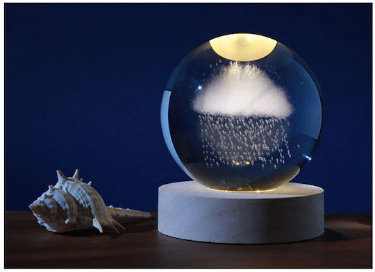 Total Gift Φωτιστικό LED Θερμό Λευκό Crystal Ball