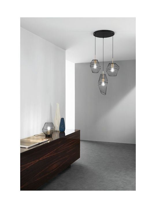 Fan Europe Kiko Decorative Lamp with Socket for Bulb E27 Black