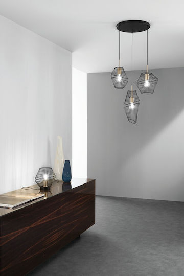 Fan Europe Kiko Decorative Lamp with Socket for Bulb E27 Black