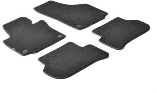 Lampa Set of Front and Rear Mats 4pcs for Skoda Yeti Black