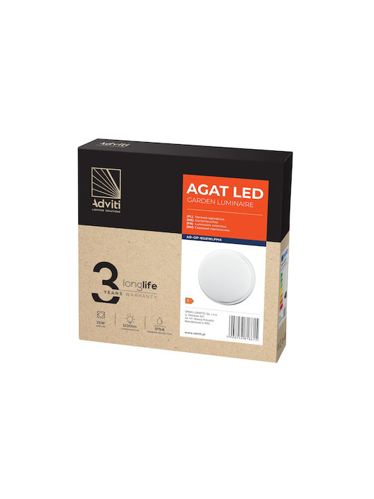 Orno Lampă De Tavan Led Încorporat 15W 4000K