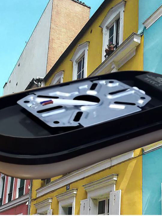 Elvhx Επιτοίχια Χελώνα Εξωτερική LED IP65 7W με Φυσικό Λευκό Φως