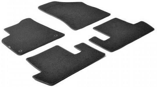 Lampa Set of Front and Rear Mats 5pcs for Peugeot 5008 2009-2013 Black