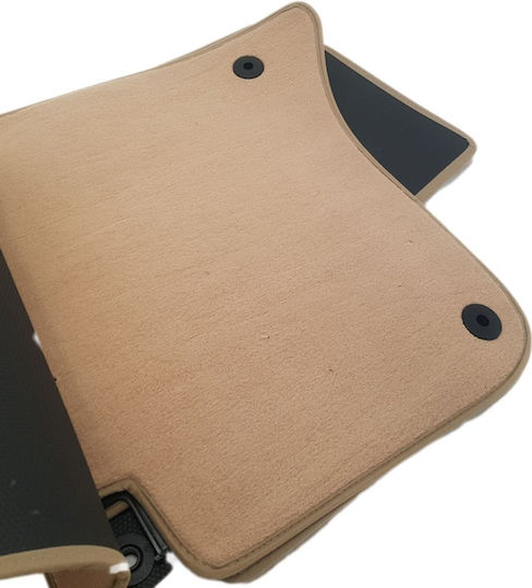 Petex Set of Front and Rear Mats 4pcs for Volkswagen Touareg 2010-2018 Beige