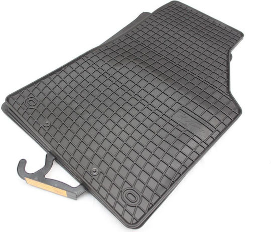 Frogum Σετ Μπροστινά και Πίσω Πατάκια 4τμχ για Jeep Cherokee 2014 Μαύρα