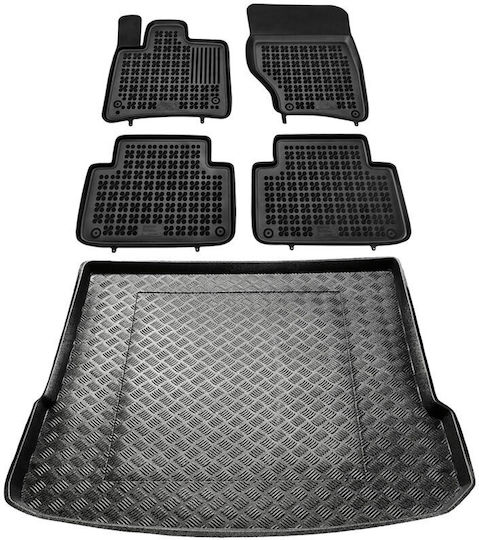 Rezaw Plast Trunk Mat Tray Type for Audi Q7 2005 2015 Black