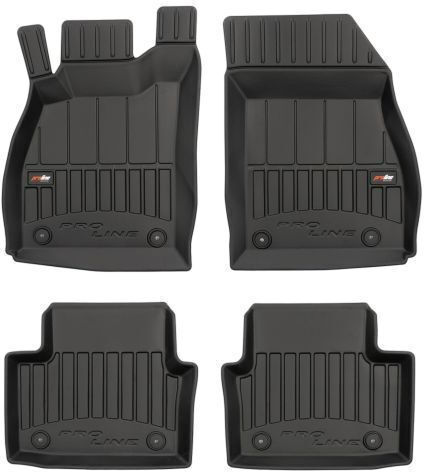 Frogum Set of Front and Rear Mats 4pcs for Opel Insignia 2008-2017 Black