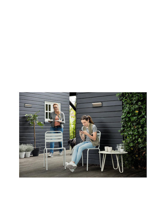 Philips MyGarden Bustan Wall-Mounted Outdoor Ceiling Light LED IP44 4.5W with Warm White Light 7.8x22x9.2εκ.