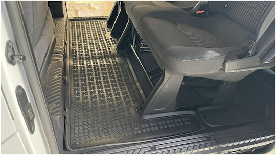 Rezaw Plast Πατάκι Πίσω Τύπου Σκαφάκι για Ford Tourneo Custom / Transit Custom 2013+ Μαύρο