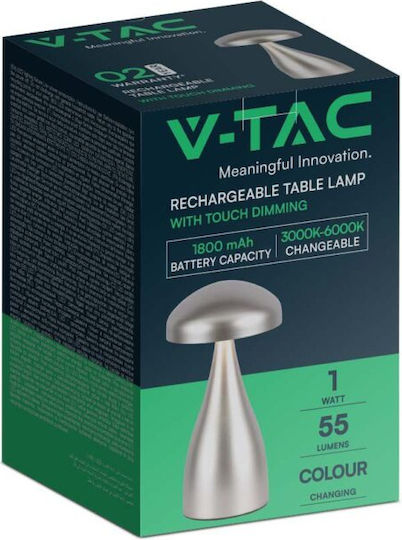 V-TAC Διακοσμητικό Φωτιστικό LED Ρυθμιζόμενο Λευκό 12x22εκ.