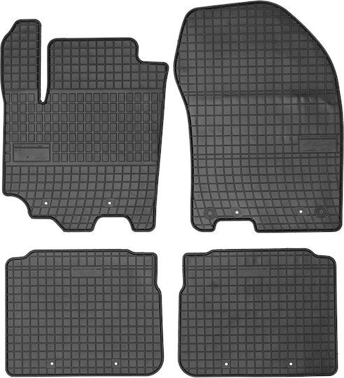 Frogum Σετ Μπροστινά και Πίσω Πατάκια 4τμχ για Suzuki SX4 2018 Μαύρα