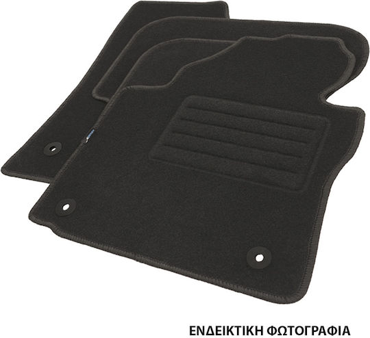 Petex Set of Front and Rear Mats 3pcs for Mazda 5 2010+ Black