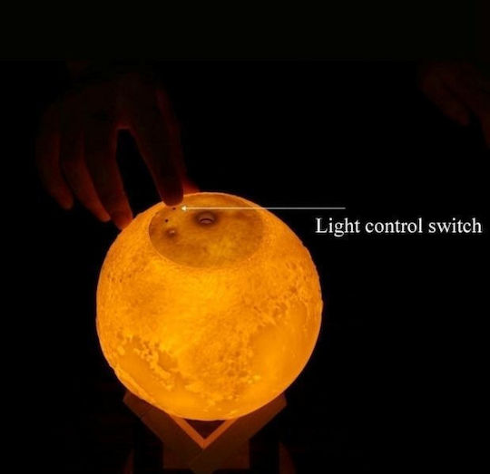 Осветително Тяло Овлажнител Лампа Луна Moon Light Осветително Тяло Овлажнител Лампа Луна Moon Light