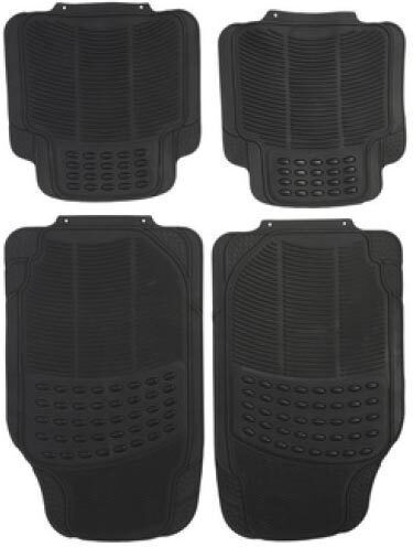 Dunlop Σετ Μπροστινά και Πίσω Πατάκια Universal 4τμχ Μαύρα