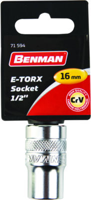 Benman Карудаки Torx с Каре Приемник 1/2" Размер E24 1бр