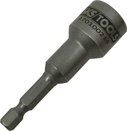 SKS Tools Μαγνητικό Καρυδάκι Εξάγωνο με Καρέ Υποδοχής HEX Διάμετρος 14mm