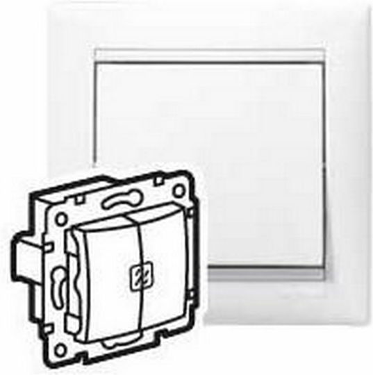 Legrand Valena 13 Recessed Wall Switch Lighting Two-Way without Frame Beige