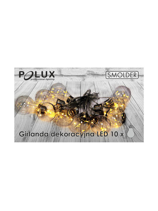 Polux Γιρλάντα Φωτισμού LED 2.1m Θερμό Λευκό