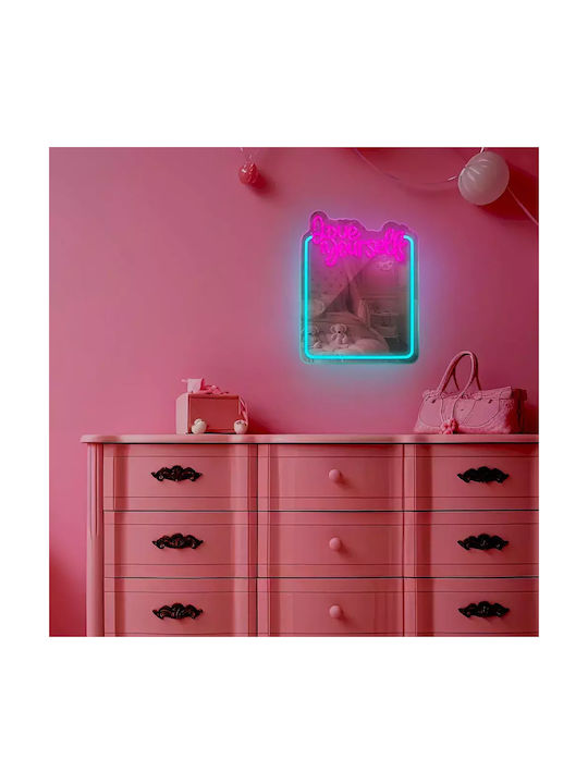 Forever Light Neon Διακοσμητικό Φωτιστικό LED Θερμό Λευκό Love 18εκ.