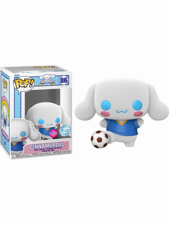 Funko Pop! Flocked Sports: Sanrio - Cinnamoroll With Soccer Ball 86 Special Edition