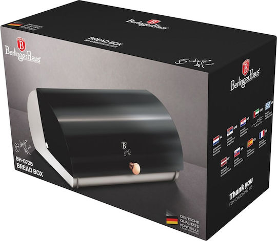 Berlinger Haus Bread Box Black 38.5x28x18.5cm