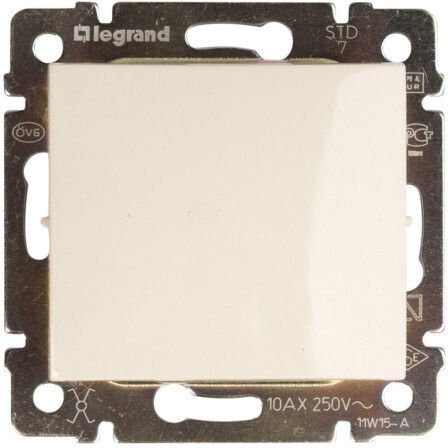 Legrand Valena 07 Vertiefter Elektrischer Wandtaster Einweg Ohne Rahmen Elektrischer Wandschalter Elfenbein
