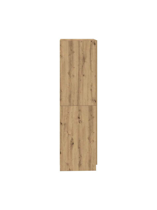 Ușă dublă Dulap de Haine Coffee 80x52x180cm
