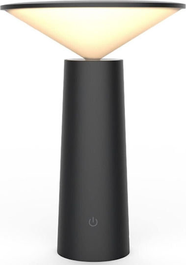 Led7 Διακοσμητικό Φωτιστικό Mushroom LED Ρυθμιζόμενο Λευκό Μανιτάρι 14x14x19εκ.