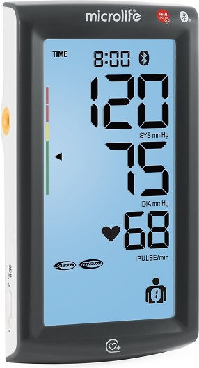 Microlife HD Corner BP A7 Touch BT Electronic Arm Blood Pressure Monitor Accuracy with Arrhythmia Detection & Bluetooth