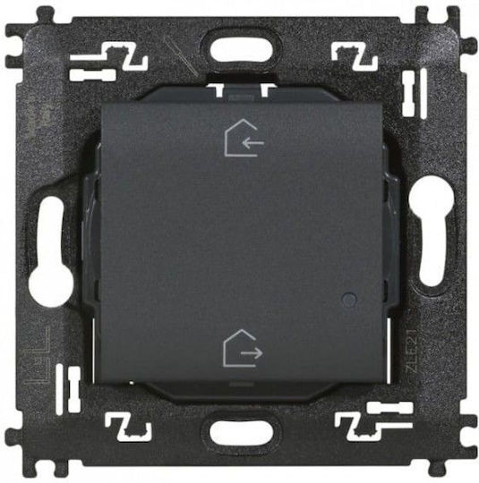Bticino Wall-mounted Basic Wall Switch Single Without Frame Gray