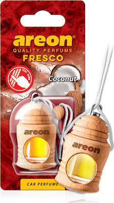 Areon Car Air Freshener Pendand Liquid Fresco Coconut 4ml