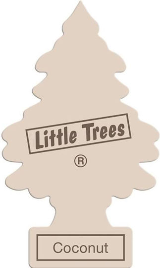 Little Trees Car Air Freshener Tab Pendand Coconut