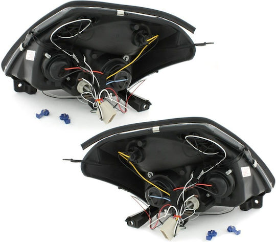 Dectane Front Lights Angel Eyes for Citroen C2 2003+ 2pcs