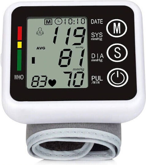 Digital Blood Pressure Monitor Wrist ZK-W863PA