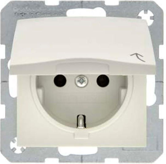 Hager Berker S.1 Power Socket Beige 1pcs