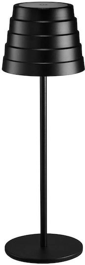 Bot Lighting Maya Μεταλλικό Πορτατίφ LED με Μαύρο Καπέλο και Βάση