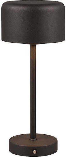 Trio Lighting Μεταλλικό Πορτατίφ LED με Μαύρο Καπέλο και Βάση
