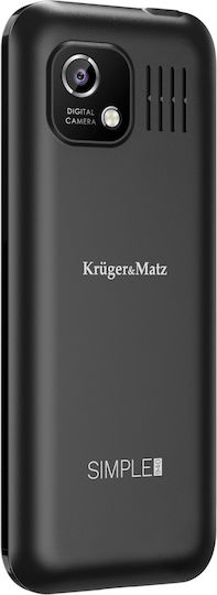 Kruger & Matz Simple KM0940 4G GSM Dual SIM Mobile with Large Buttons (English) Black