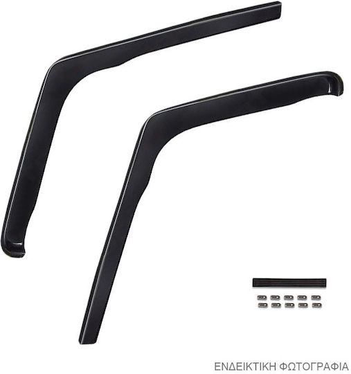Farad Set of Windbreakers Front Car for Mercedes-Benz Actros 2pcs