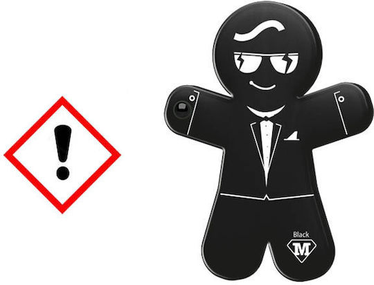 Aroma Car Αρωματική Καρτέλα Κρεμαστή Αυτοκινήτου Manny Black 8gr