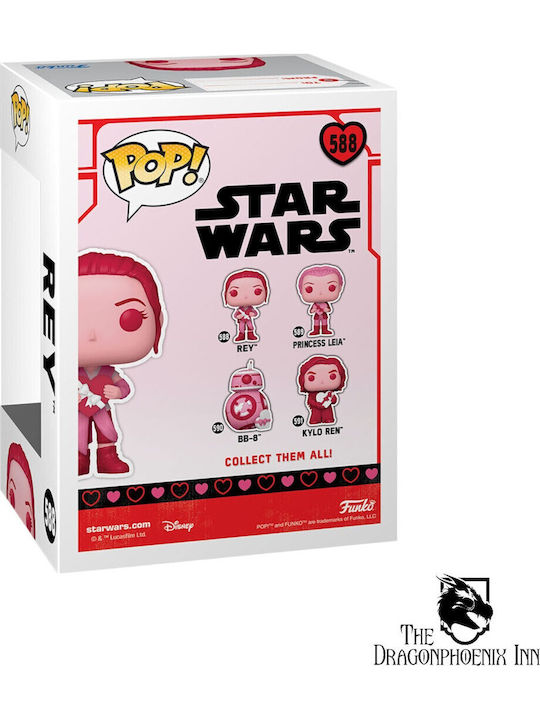 Funko Pop! Movies: Star Wars - Valentines S3 Rey 588 Bobble-Head