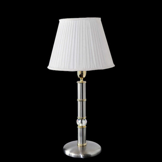 DITS Lighting Crystal Table Lamp with White Shade
