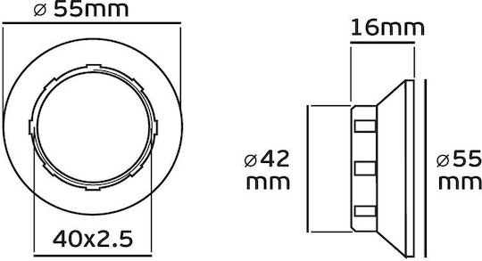 VK Lighting Replacement Washer for Lighting Fixtures Brown 28114-009618