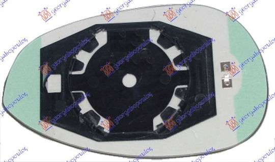 Heated Mirror Glass Car Exterior Mirrors Fiat 500