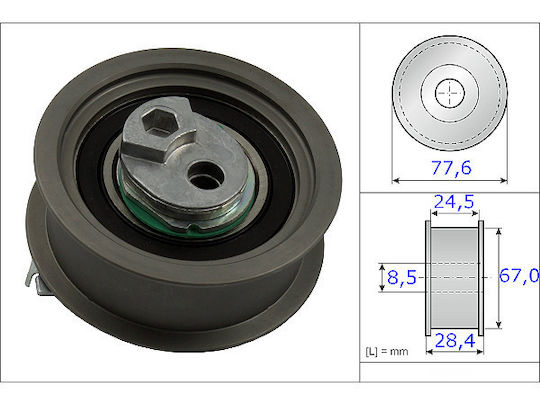 INA Set of Car Engine Belt for Citroen C6 Seat Altea / Exeo / Leon / Toledo Skoda Octavia Volkswagen Eos / Golf Plus Audi A1 / A3 / A4 / A6 530044510