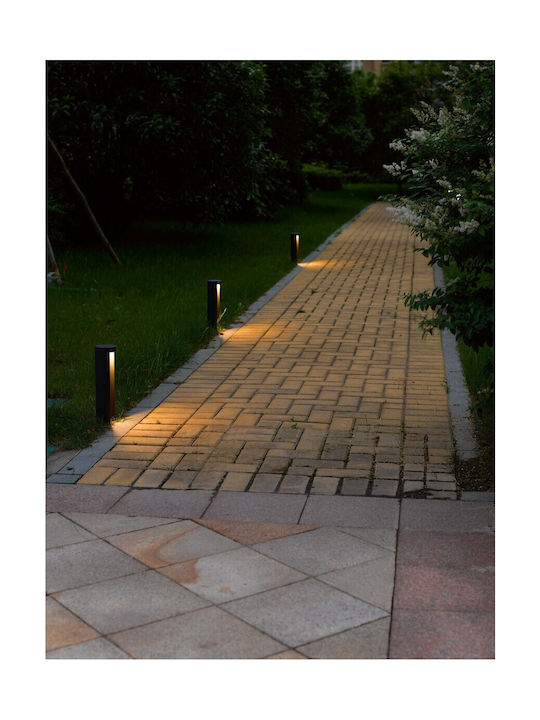 Lucide Lightning Combo Φωτιστικό Κολωνάκι LED Εξωτερικού Χώρου 7W με Θερμό Λευκό Φως IP54 Μαύρο